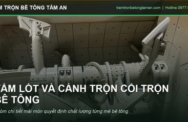 Tấm Lót Và Cánh Trộn Cối Trộn Bê Tông – Thay Đúng Hạn