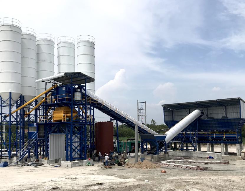 Trạm Trộn Bê Tông 25m³/h 