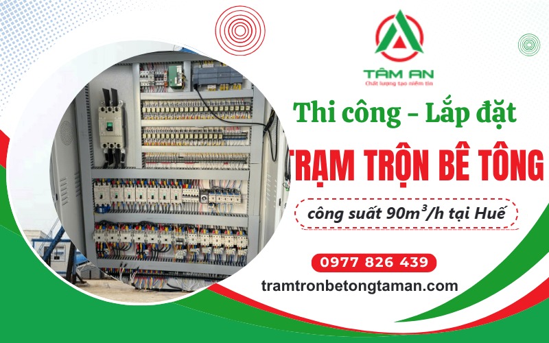 tủ điện điều khiển trạm trộn bê tông